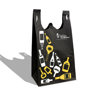 Reusable Non-Woven Liquor Bags | 70GSM, 3.5-30L