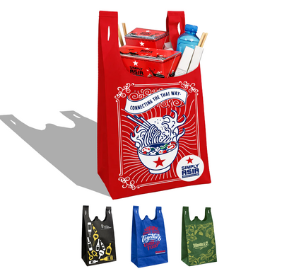 BSH01 - Reusable Non-Woven Takeaway Bag | 50GSM, 25L