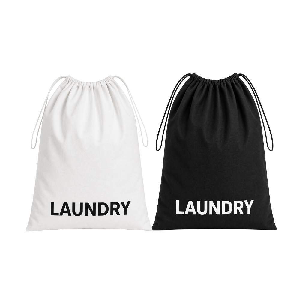 Hotel Laundry Bag - Black & White | 80GSM, 4L