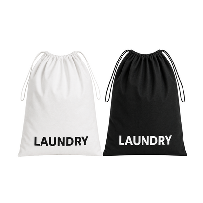 Hotel Laundry Bag - Black & White | 80GSM, 4L