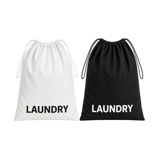 Hotel Laundry Bag - Black & White | 80GSM, 4L