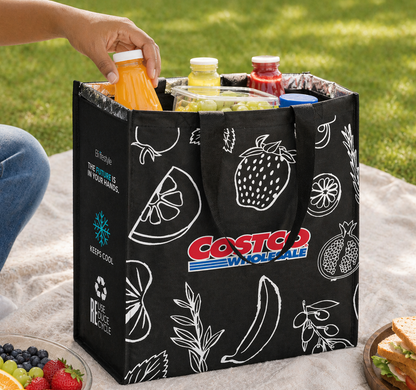NWCO-1 - Plain Reusable Non-Woven Cooler Shopping Bag | 70GSM, 29L