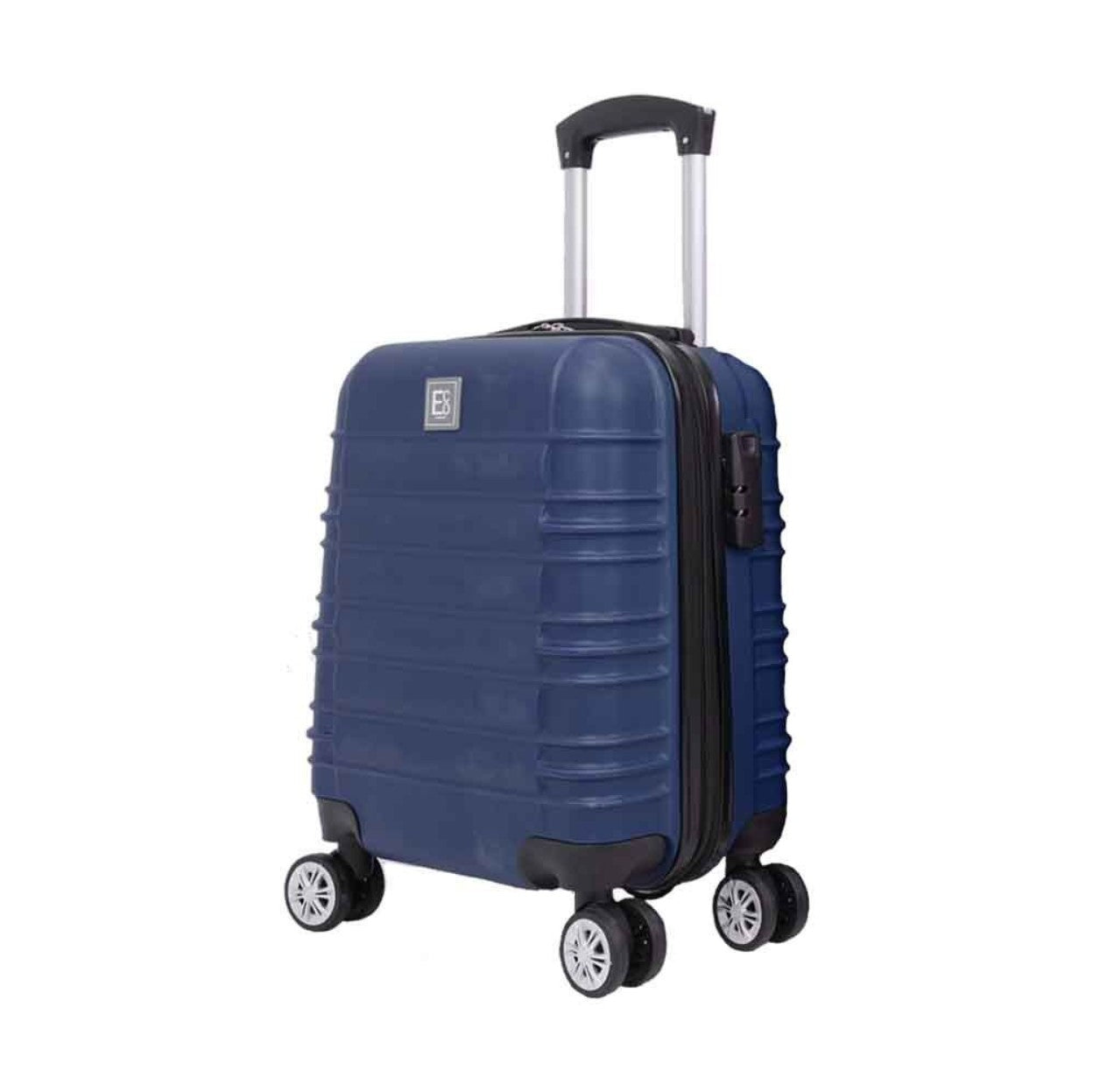 Santorini Hardshell Luggage Set - 360 Spinner Wheels - 4 Pieces - Navy