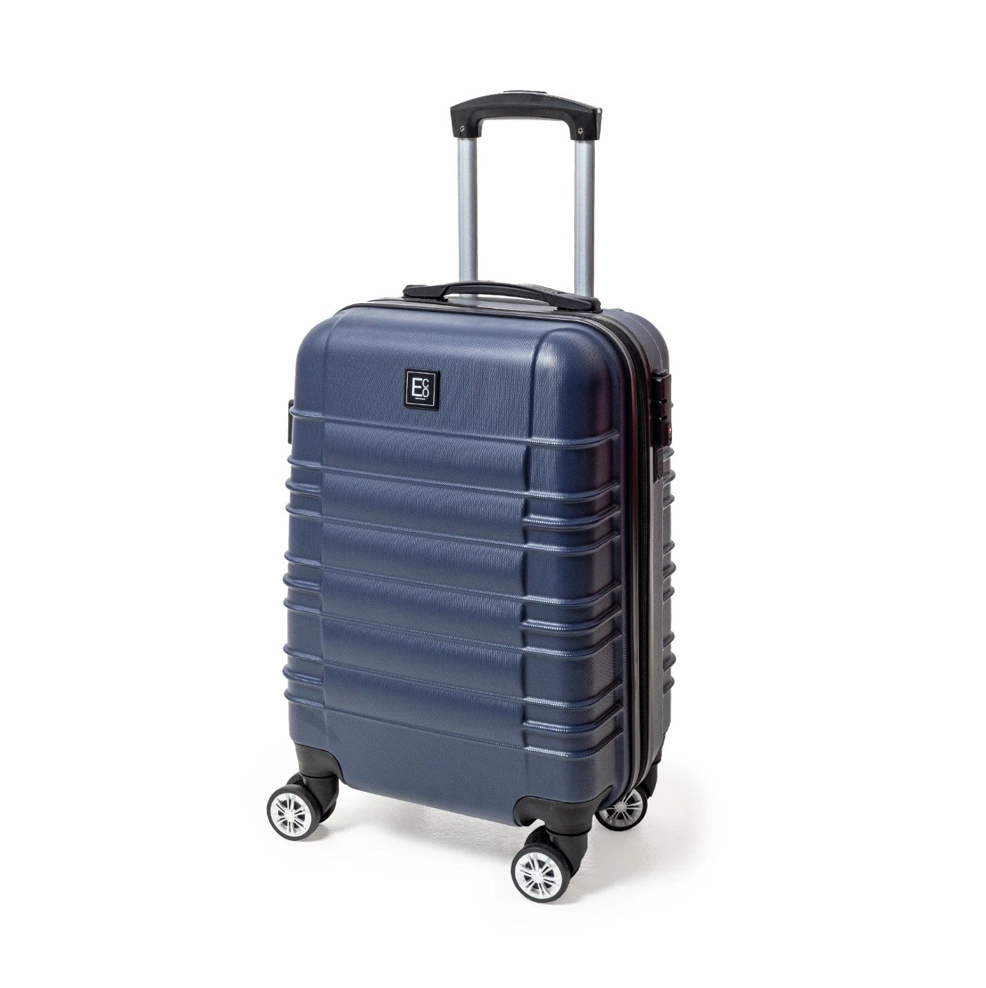 Santorini Hardshell Luggage Set - 360 Spinner Wheels - 4 Pieces - Navy