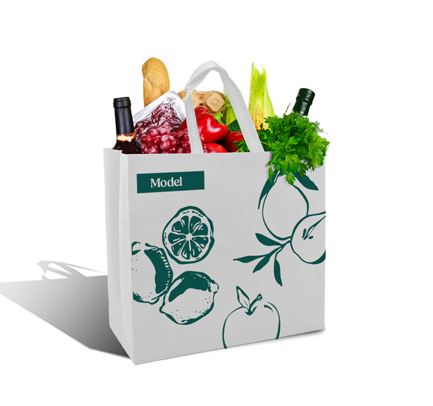 SHOP39 - Medium Reusable Non-Woven Shopping Bag | 70GSM, 18L