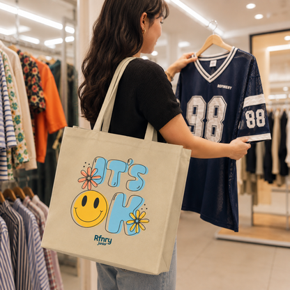 SHOP39 - Medium Reusable Non-Woven Shopping Bag | 70GSM, 18L