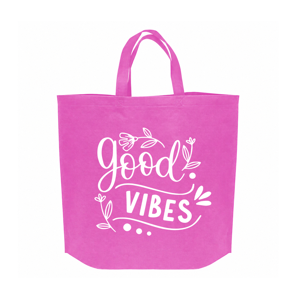 SHOP40 - حقيبة تسوق غير منسوجة قابلة لإعادة الاستخدام من Good Vibes | 70 جرامًا للمتر المربع، 29 لترًا