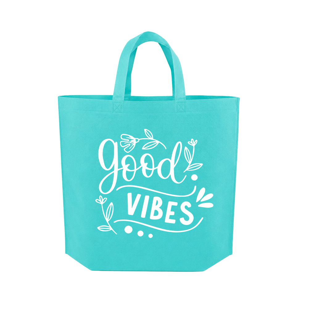 SHOP40 - حقيبة تسوق غير منسوجة قابلة لإعادة الاستخدام من Good Vibes | 70 جرامًا للمتر المربع، 29 لترًا
