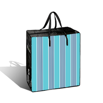 TAXI01 - Medium Assorted Design Laminated Taxi Shopping Bag with Zipper | 120GSM, 36L