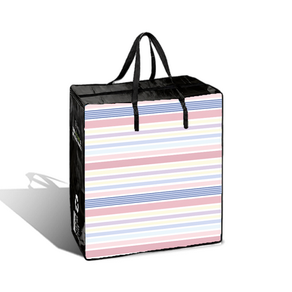 TAXI01 - Medium Assorted Design Laminated Taxi Shopping Bag with Zipper | 120GSM, 36L