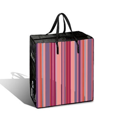 TAXI01 - Medium Assorted Design Laminated Taxi Shopping Bag with Zipper | 120GSM, 36L