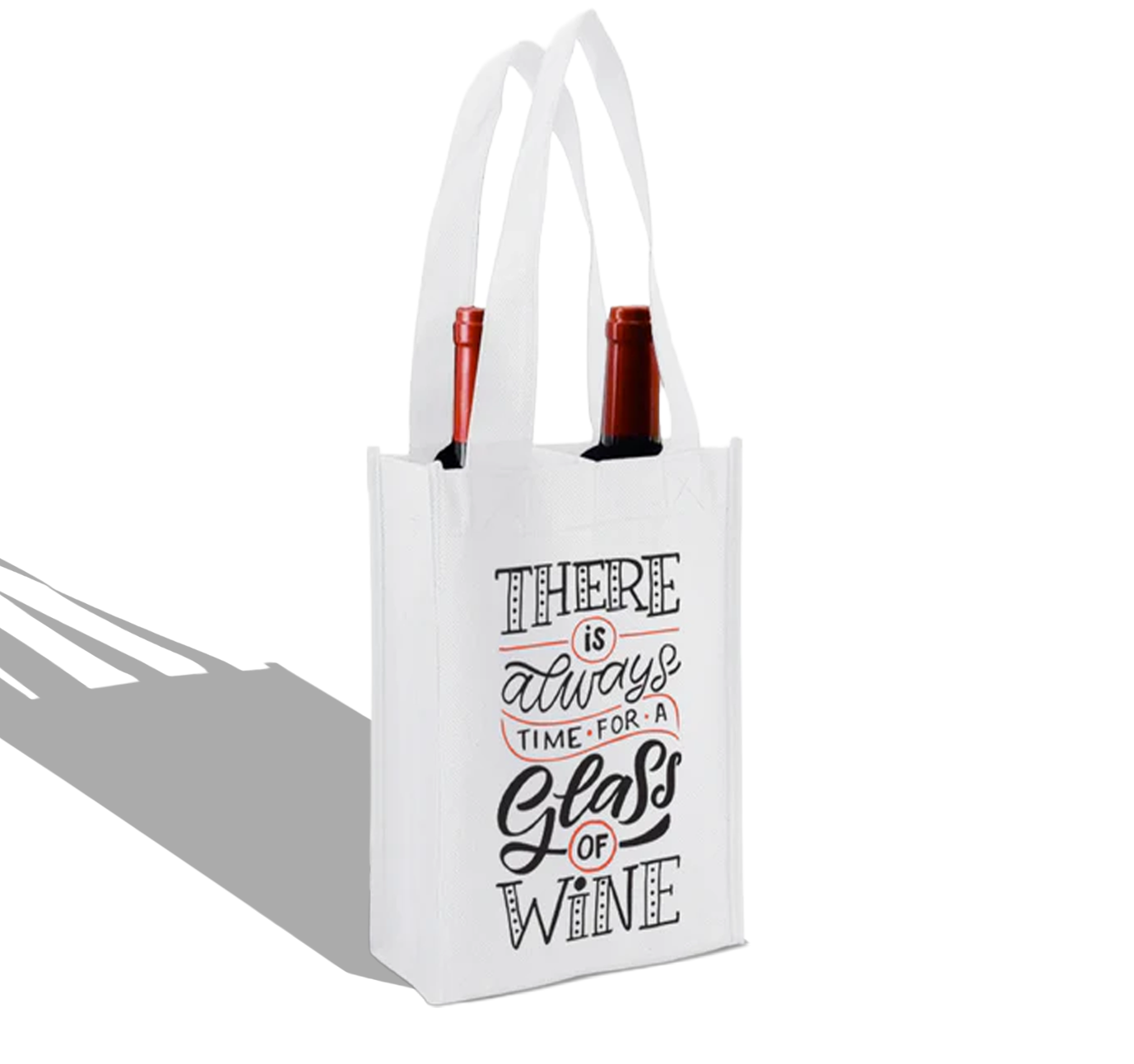 WSH01 - Reusable Wine Bag for 2 Bottles | 80GSM, 7.6L
