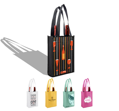 WSH01 - Reusable Wine Bag for 2 Bottles | 80GSM, 7.6L