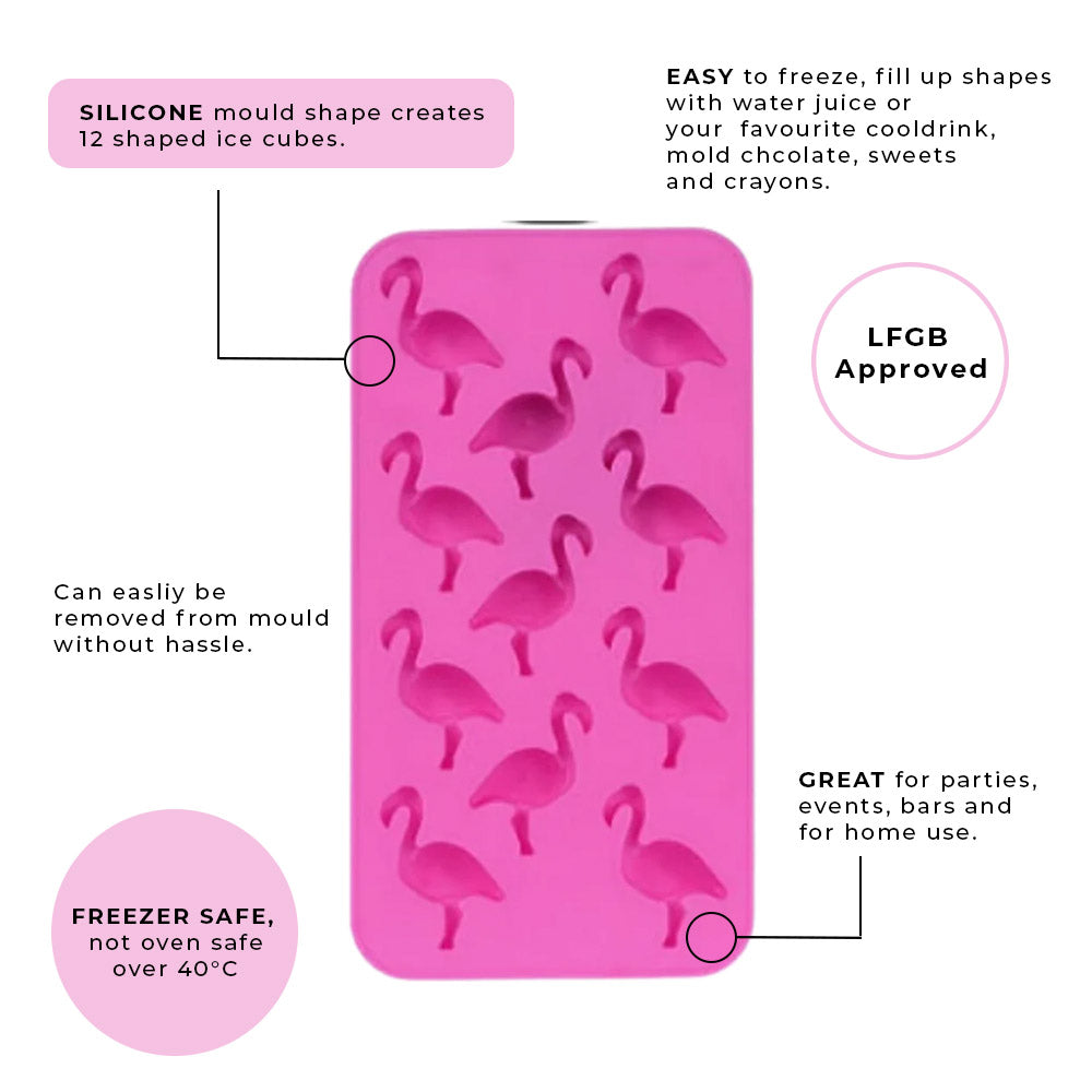 Ice Cube Mould Tray - Silicone - In Assorted Designs