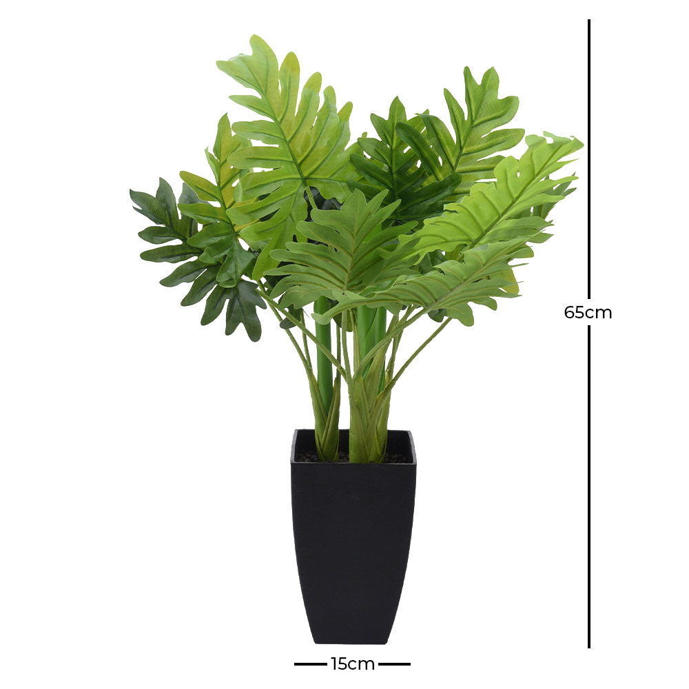 Artificial Plant in Pot with Artificial Stones - 65cm
