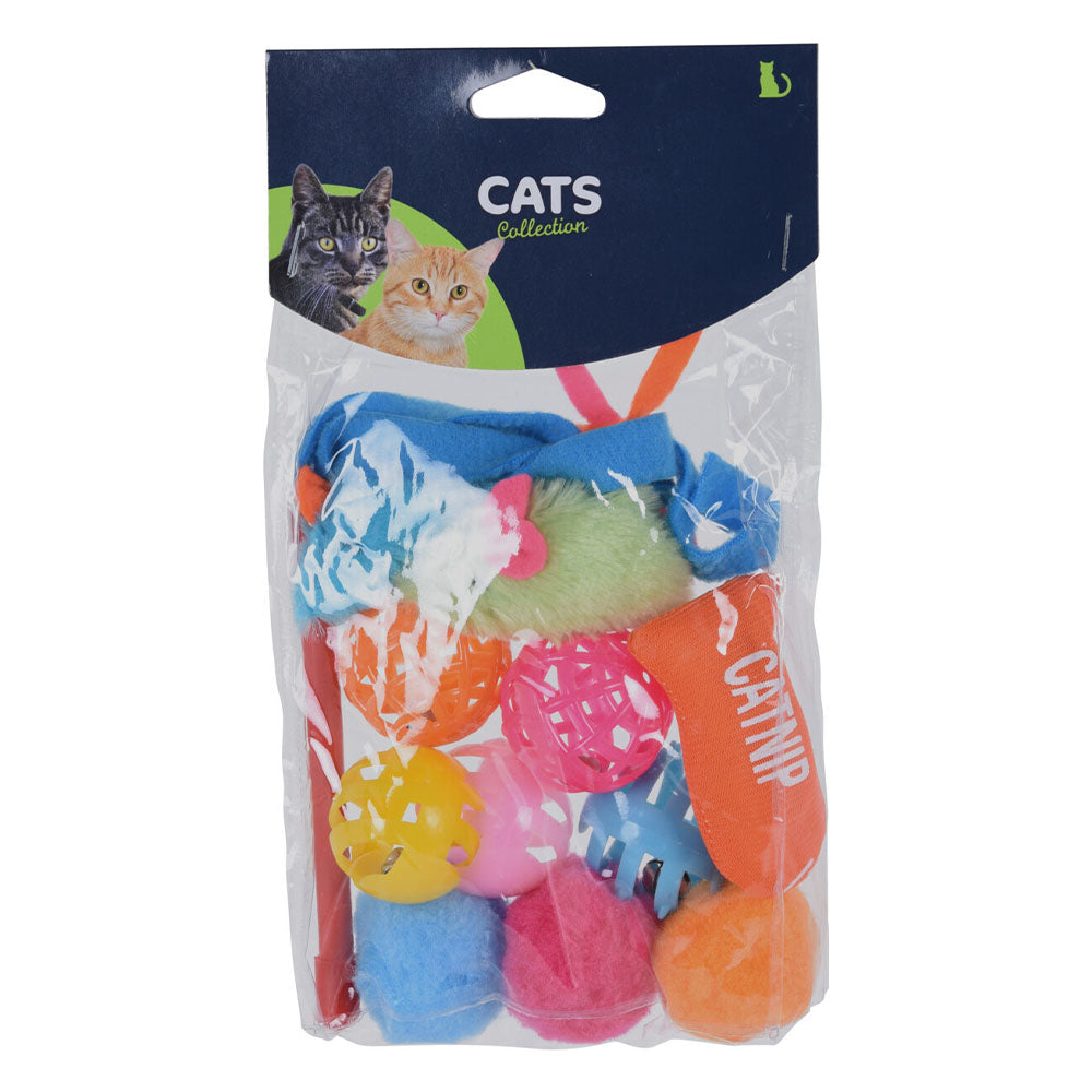 Cat Toy Value Pack - Set of 12 Toys
