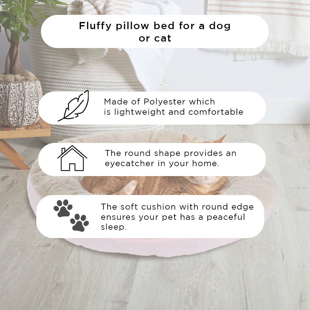 Pet Pillow Round Shape - 55cm