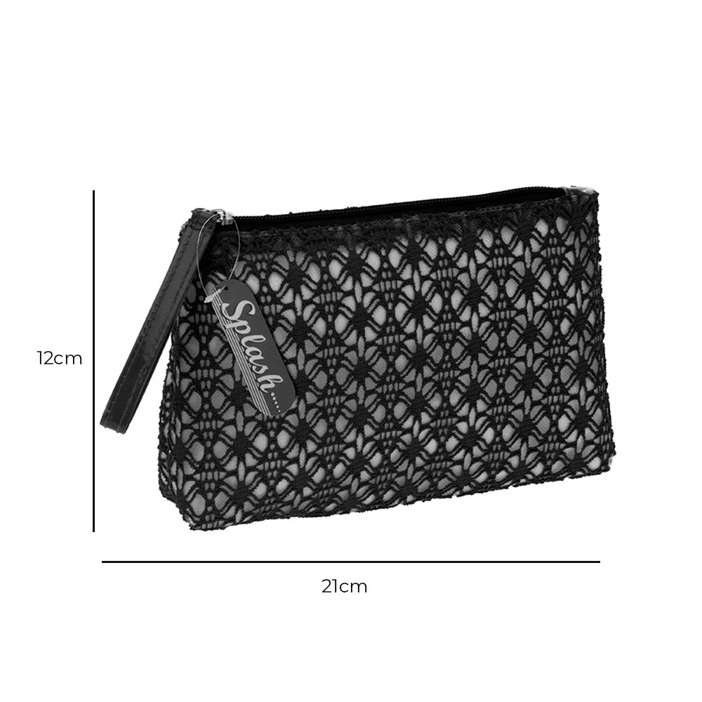 Cotton Toiletry Bag with Net