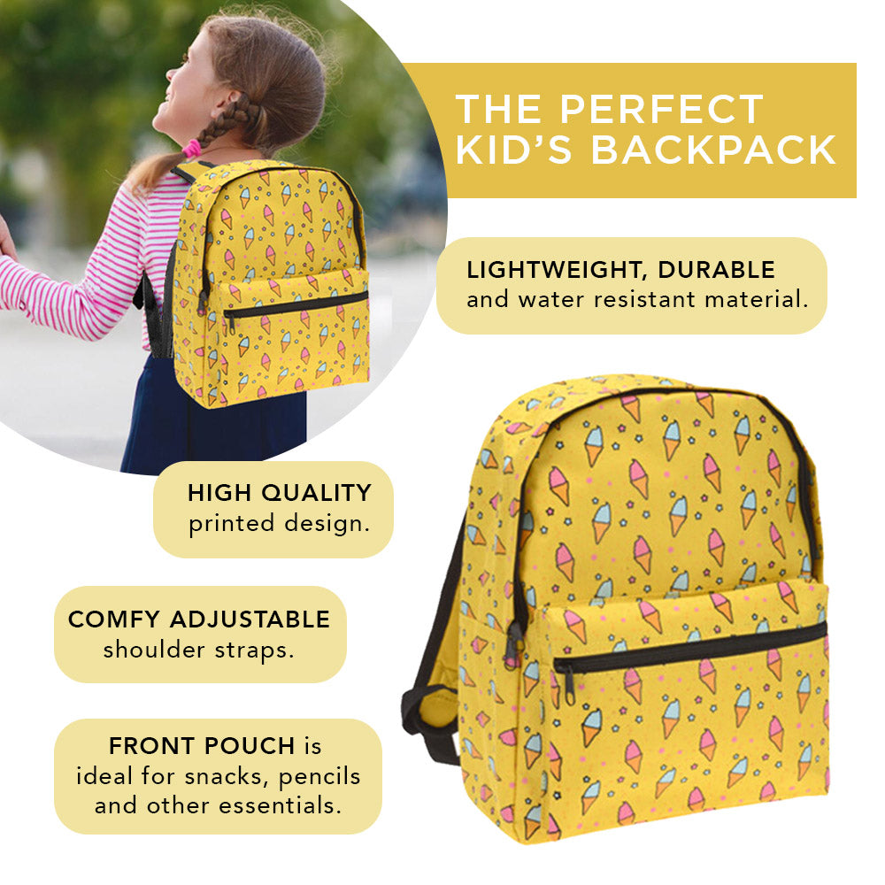 Kids Backpack Summer Vibes Design - Assorted Colors