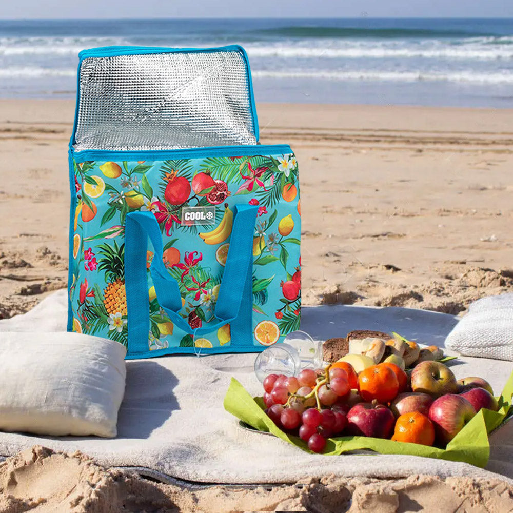 Cooler Bag Insulated with Handles - 16 Litres - Tropical Design
