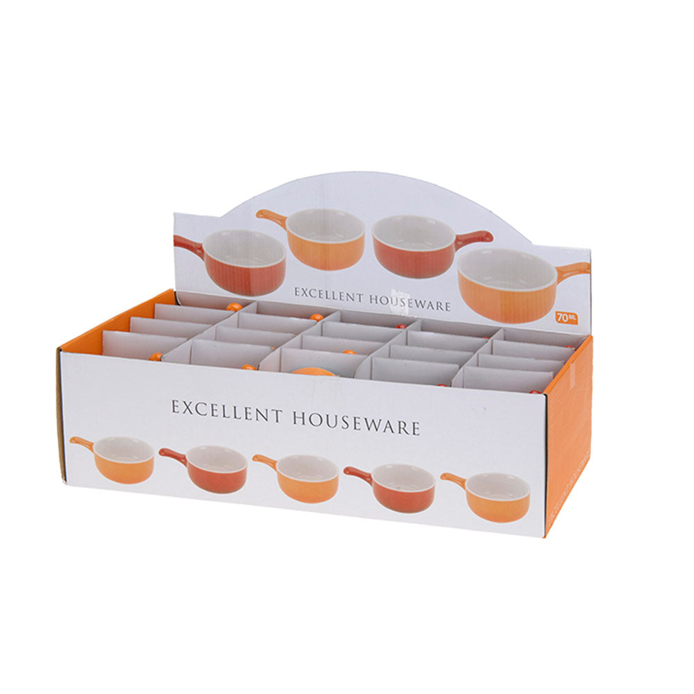 Porcelain Sauce Pot Dish with Handle - 60ml