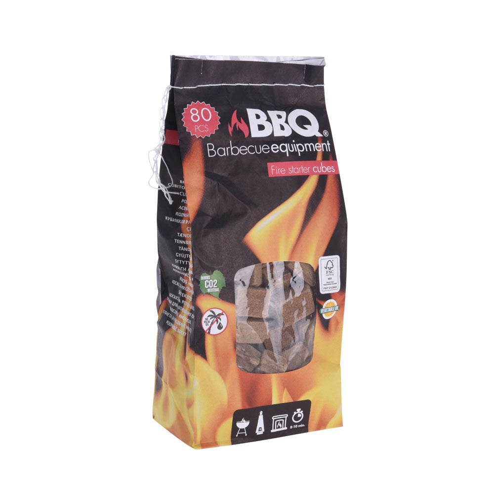 Wooden Fire Starters - 80 Pieces 